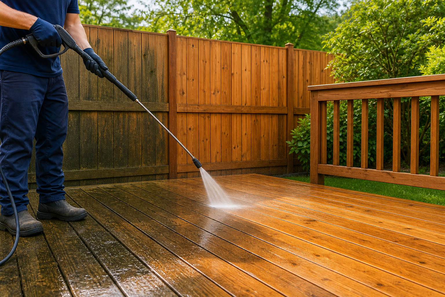 Deck & Fence Cleaning by AZW Softwash LLC